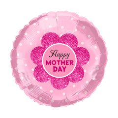 18 In. Pink Flowers Balloon