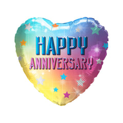 18 In. Happy Anniversary Multi Balloon