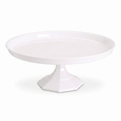 Elegant Medium White Cake Stand - 11-inch Dessert Display