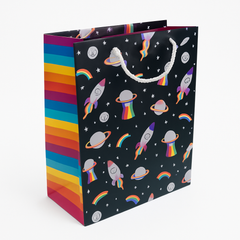 Outerspace Rainbow Large Gift Bag