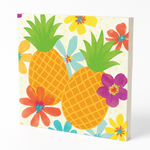 Tropical Pineapple Party Beverage Napkins - 5 In. X 5 In.