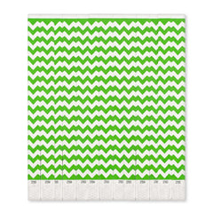 Chevron Green Waterproof Wristbands - 500 Pack