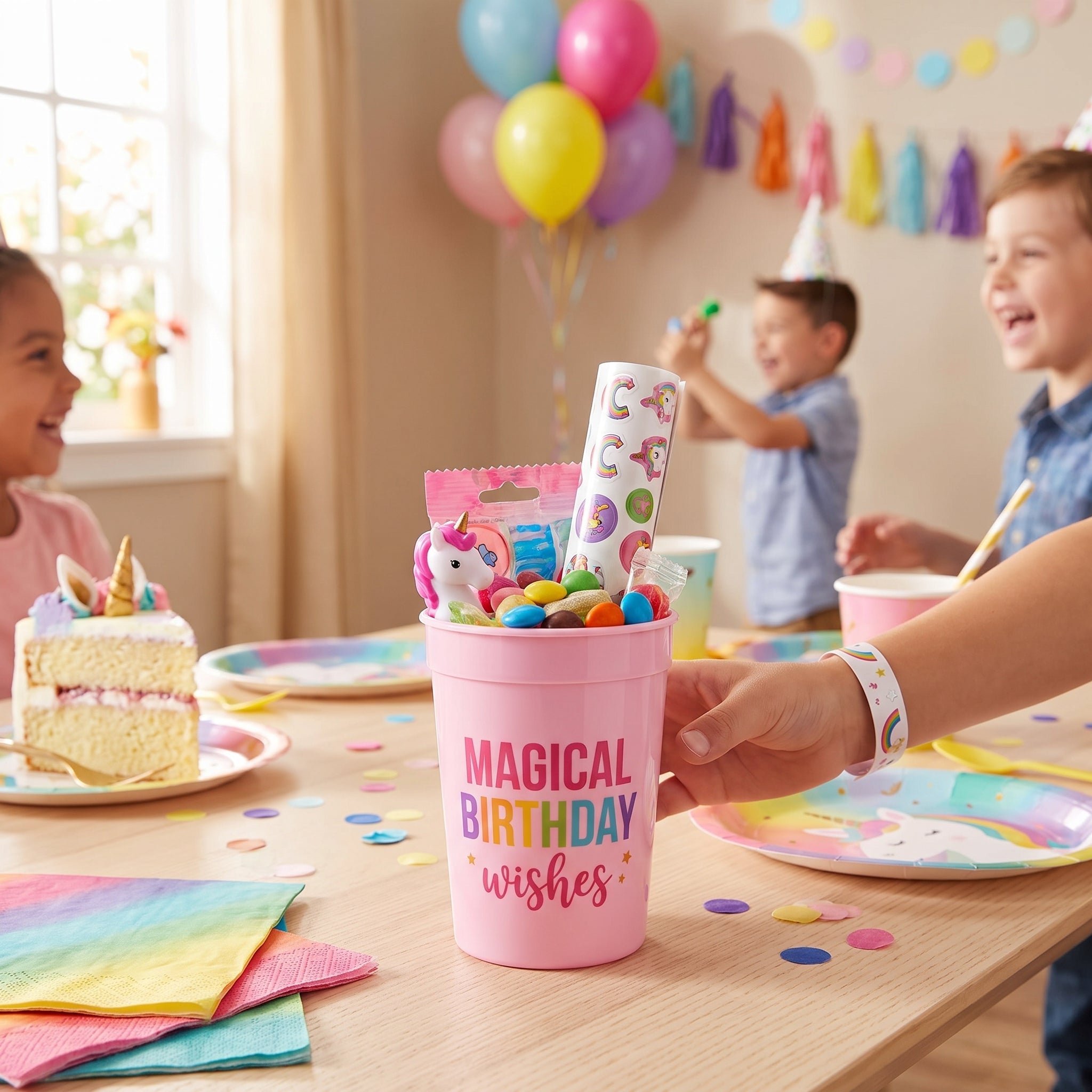 Magical Unicorn Birthday Favor Cup
