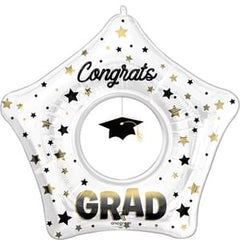 Ombr√© Graduation Cap Foil Balloon Bouquet