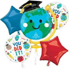 Graduation Celebration Foil Balloon Bouquet