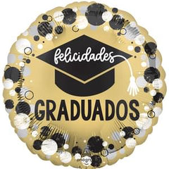 Celebratory Metallic Graduation Balloon