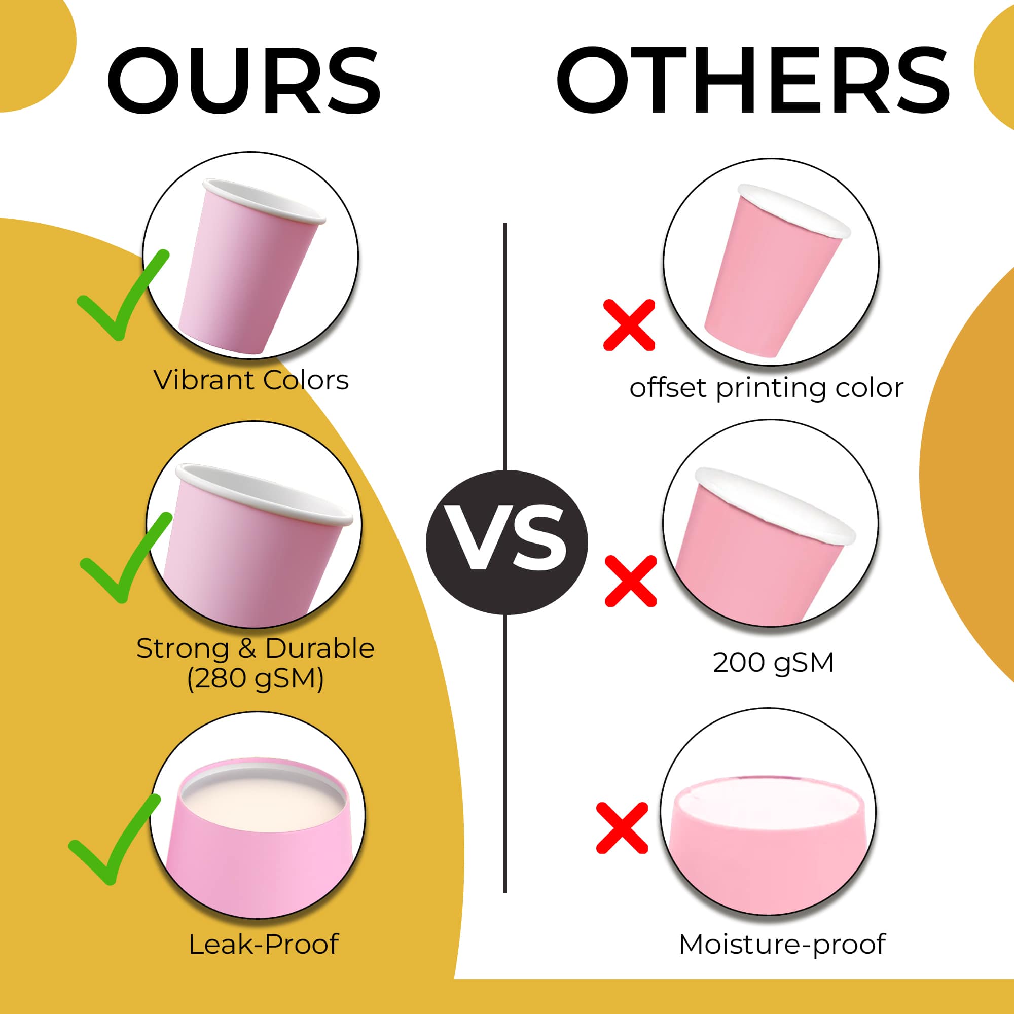 12 Oz. Pink Paper Cups | 20 Count