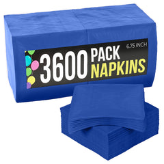 Dark Blue Luncheon Napkins | 3600 Count