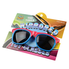 Two-Tone Mirrored Toy Glasses