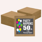 Gold Beverage Napkins - 4.75 in. x 4.75 in. | 50 Count