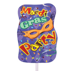 Mardi Gras Yard Sign