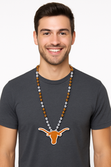 Texas Team Spirit Bead Necklace