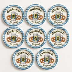 Oktoberfest Harvest 9-Inch Plates - Set of 8