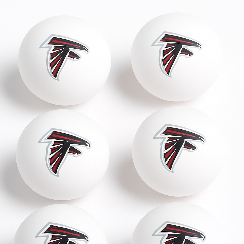Atlanta Falcons Ping Pong Ball Set - 6 Pack