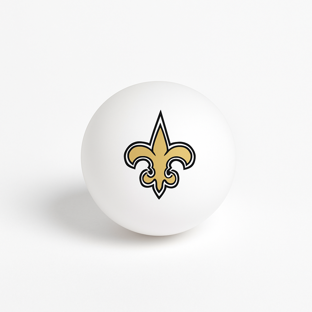 New Orleans Saints Ping Pong Balls - 6 Pack
