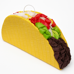 Festive 3D Taco Piñata for Birthday Parties