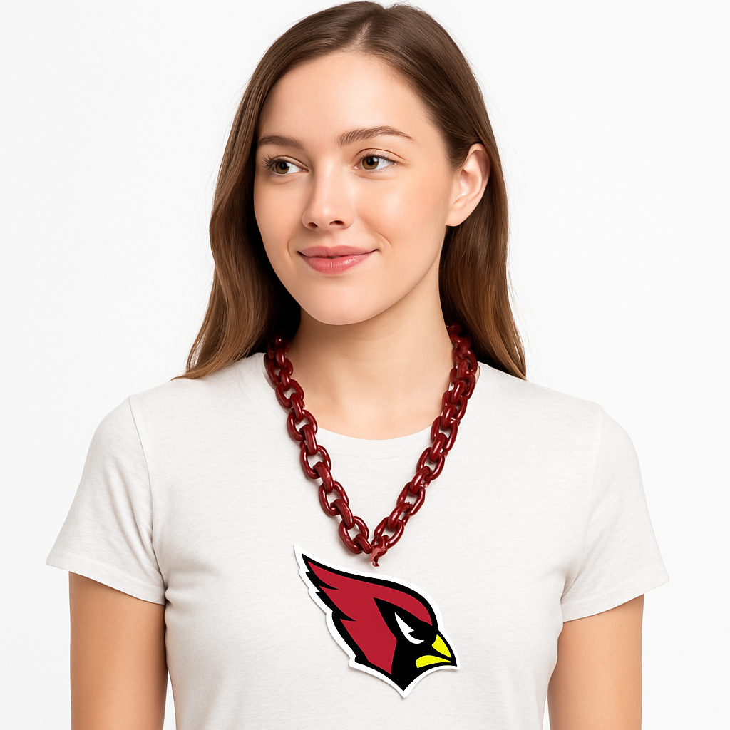 Arizona Cardinals Large Chain Necklace