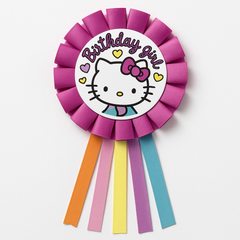 Hello Kitty Birthday Badge