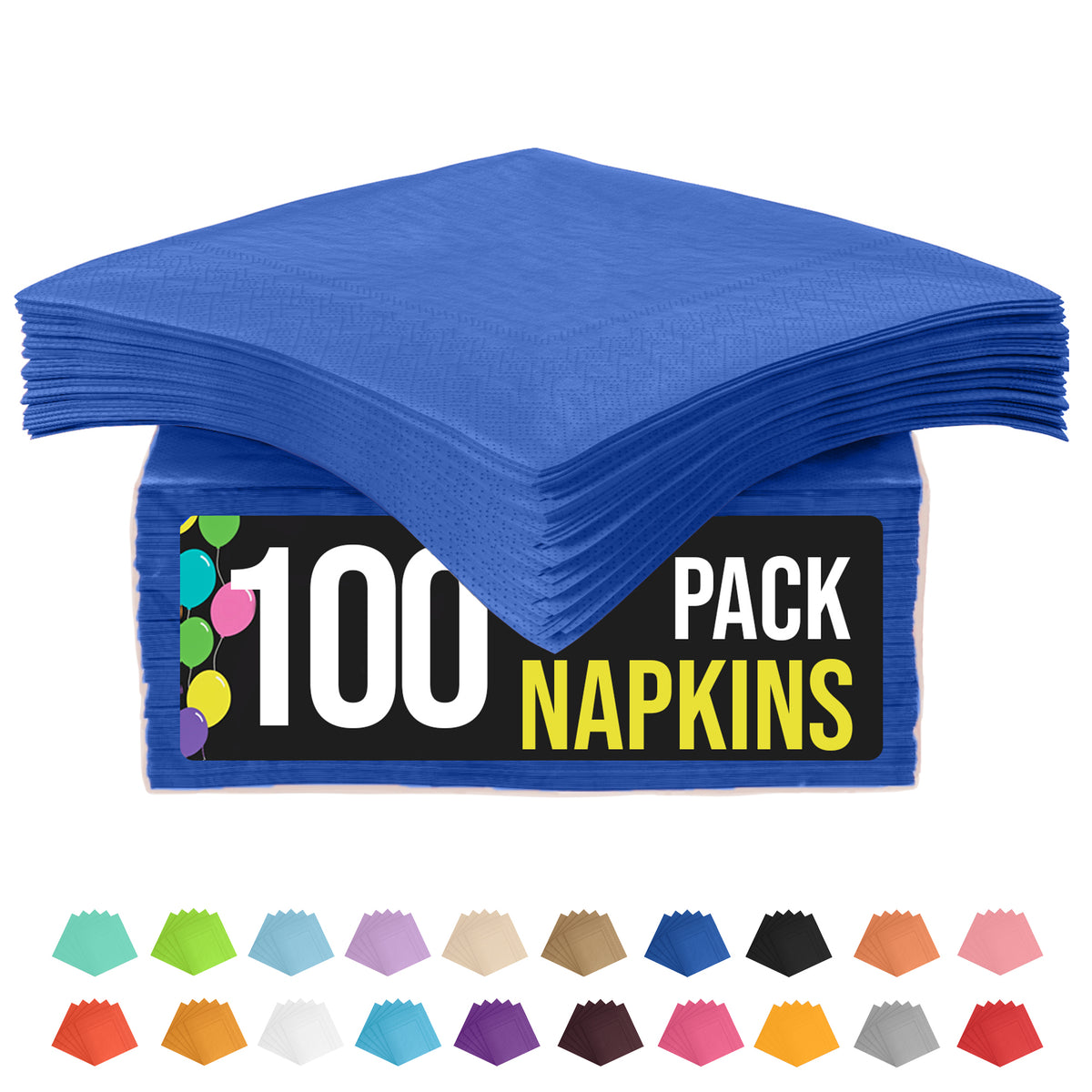 Dark Blue Luncheon Napkins | 100 Count