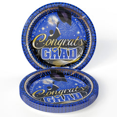 White/Blue Graduation Combo Pack | Service For 8