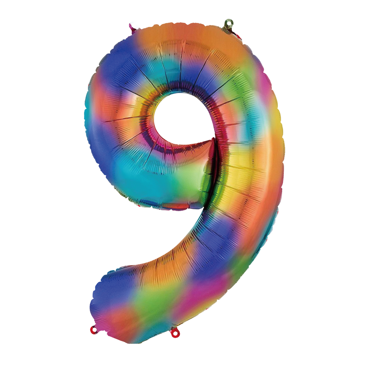 34 In. Rainbow Number 9 Balloon