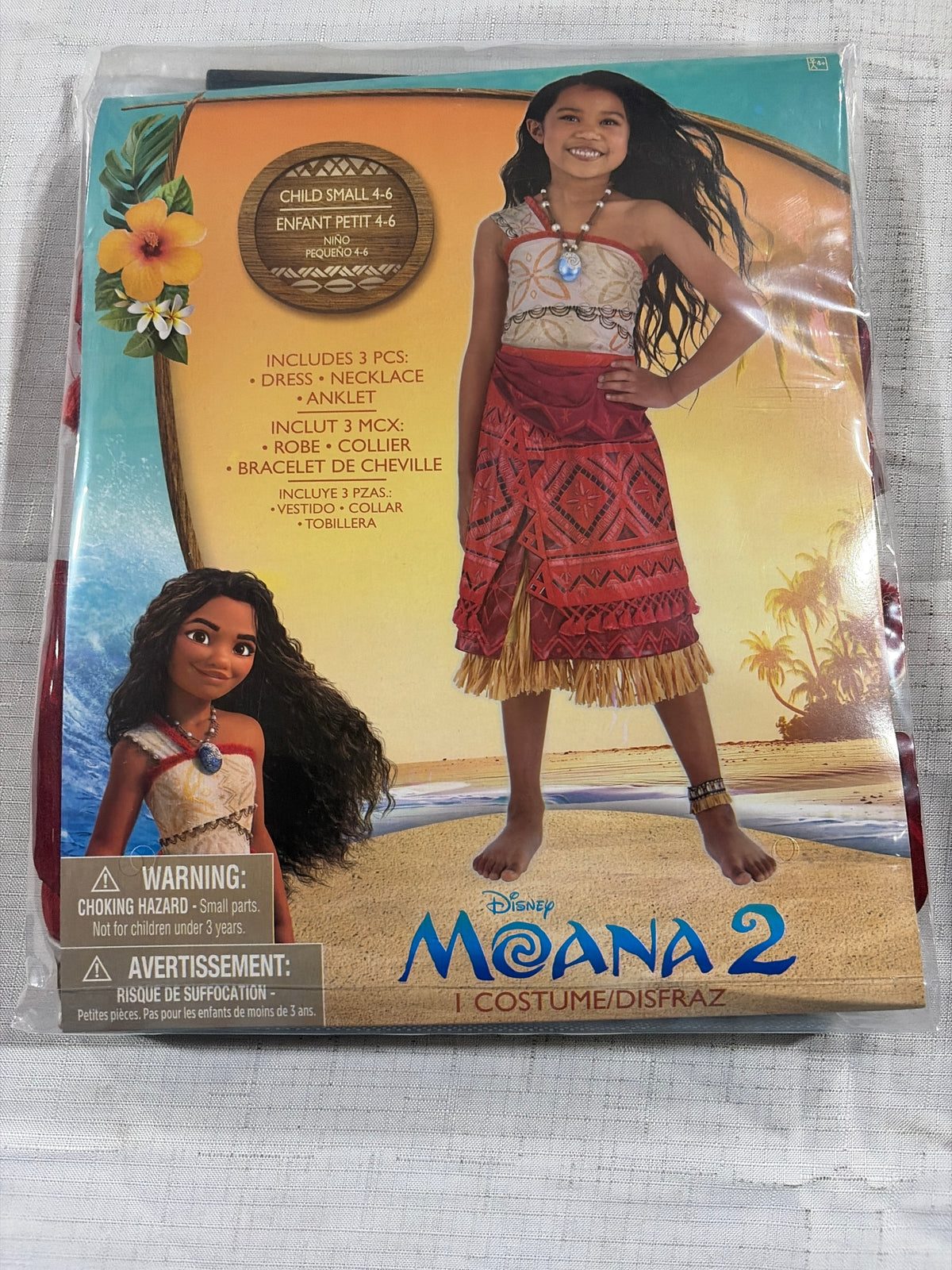 Disney Moana 2 Adventure Costume for Girls - Child S