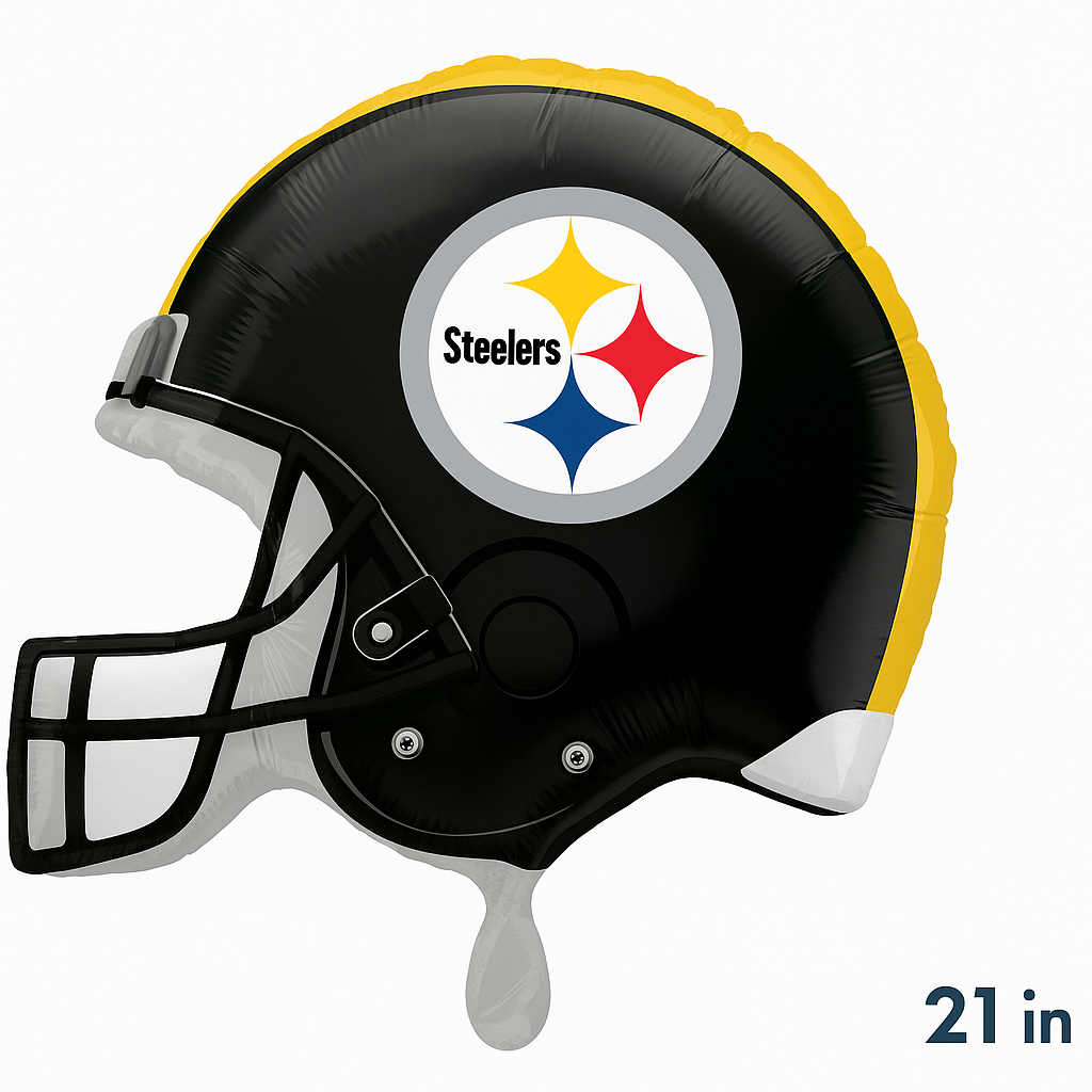 Pittsburgh Steelers Helmet Foil Balloon, 21-Inch