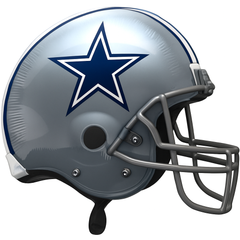 Dallas Cowboys Helmet 21" Foil Super Shape Balloon