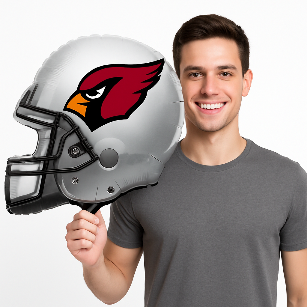 Arizona Cardinals Helmet Foil Super Shape Balloon - 21"