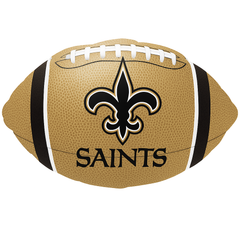 New Orleans Saints Football Shaped Balloon - 18 Inch Foil