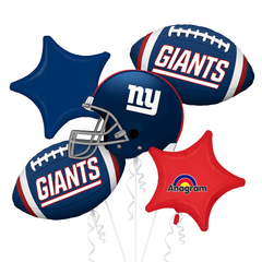 New York Giants Foil Balloon Bouquet