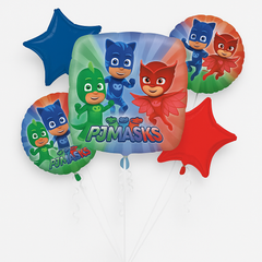 PJ Masks Foil Balloon Bouquet - 5 Piece Set