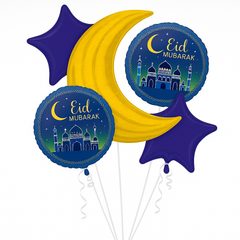 Eid Celebration Metallic Balloon Bouquet