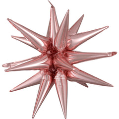 Rose Gold Magic Star Foil Balloon - 18 Inches