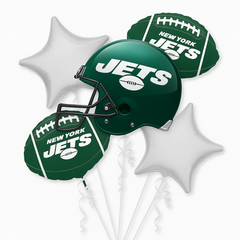 New York Jets 5-Piece Foil Balloon Bouquet