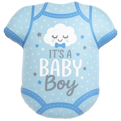 Adorable Onesie Baby Boy Foil Balloon