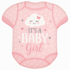 Baby Girl Onesie Super Shape Foil Balloon