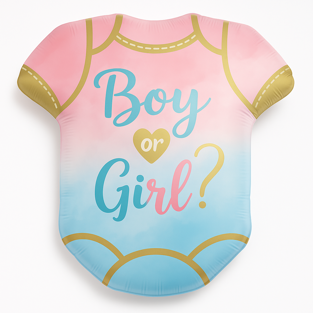 "The Big Reveal" Gender Reveal Foil Balloon