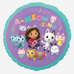 A-Meow-Zing Gabby's Dollhouse 18" Foil Balloon