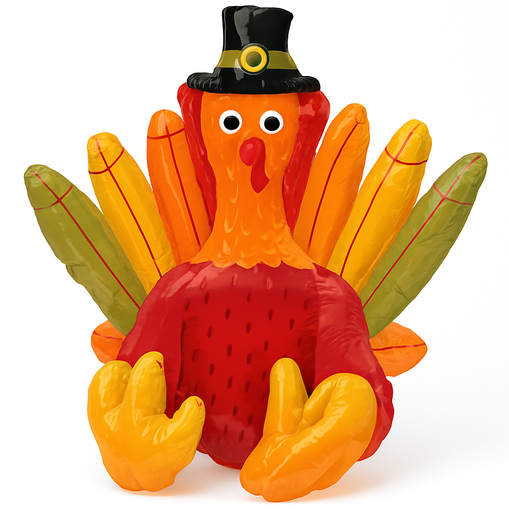 Festive Thanksgiving Turkey Foil Balloon