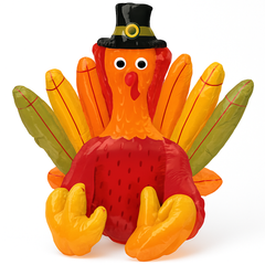 Festive Thanksgiving Turkey Foil Balloon