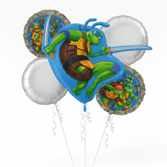 TMNT Mutant Mayhem Foil Balloon Bouquet