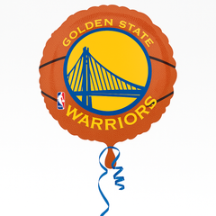 Golden State Warriors Basketball Foil Balloon with Helium