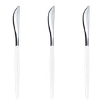 Trendables Knives White/Silver | 20 Count