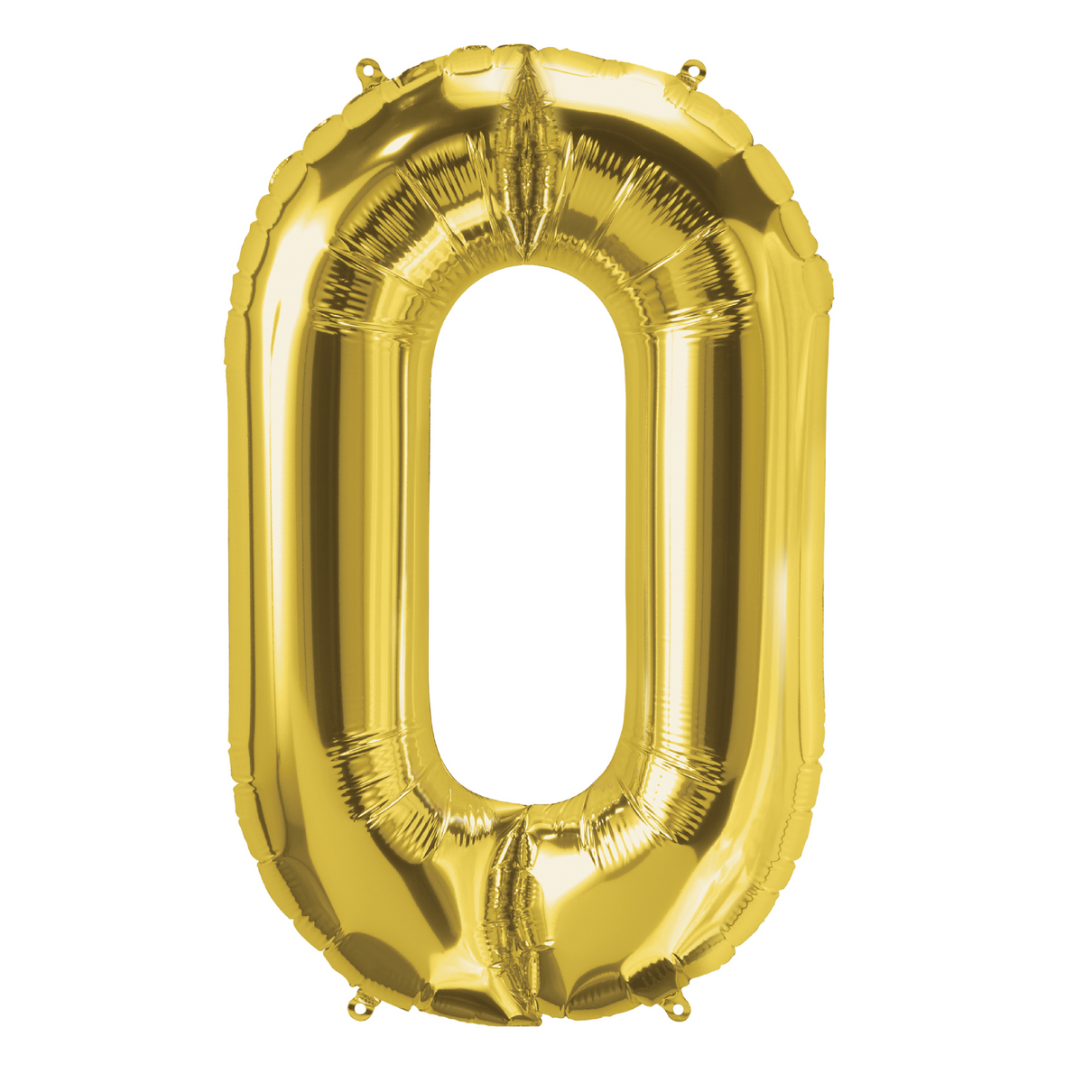 26 In. Gold Number 0 Balloon