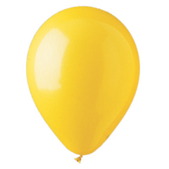 5 In. Yellow Latex Balloon | 25 Count