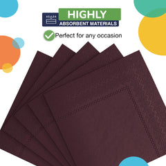 Brown Luncheon Napkins | 100 Count