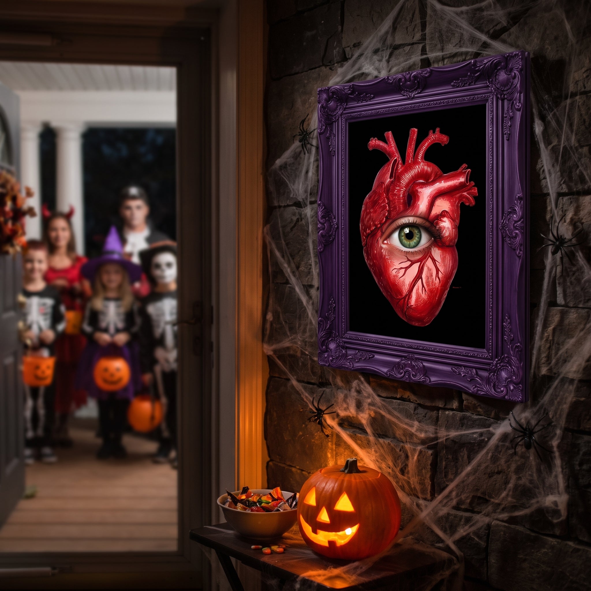 Dark Academia Lenticular Heart Hanging Cutouts