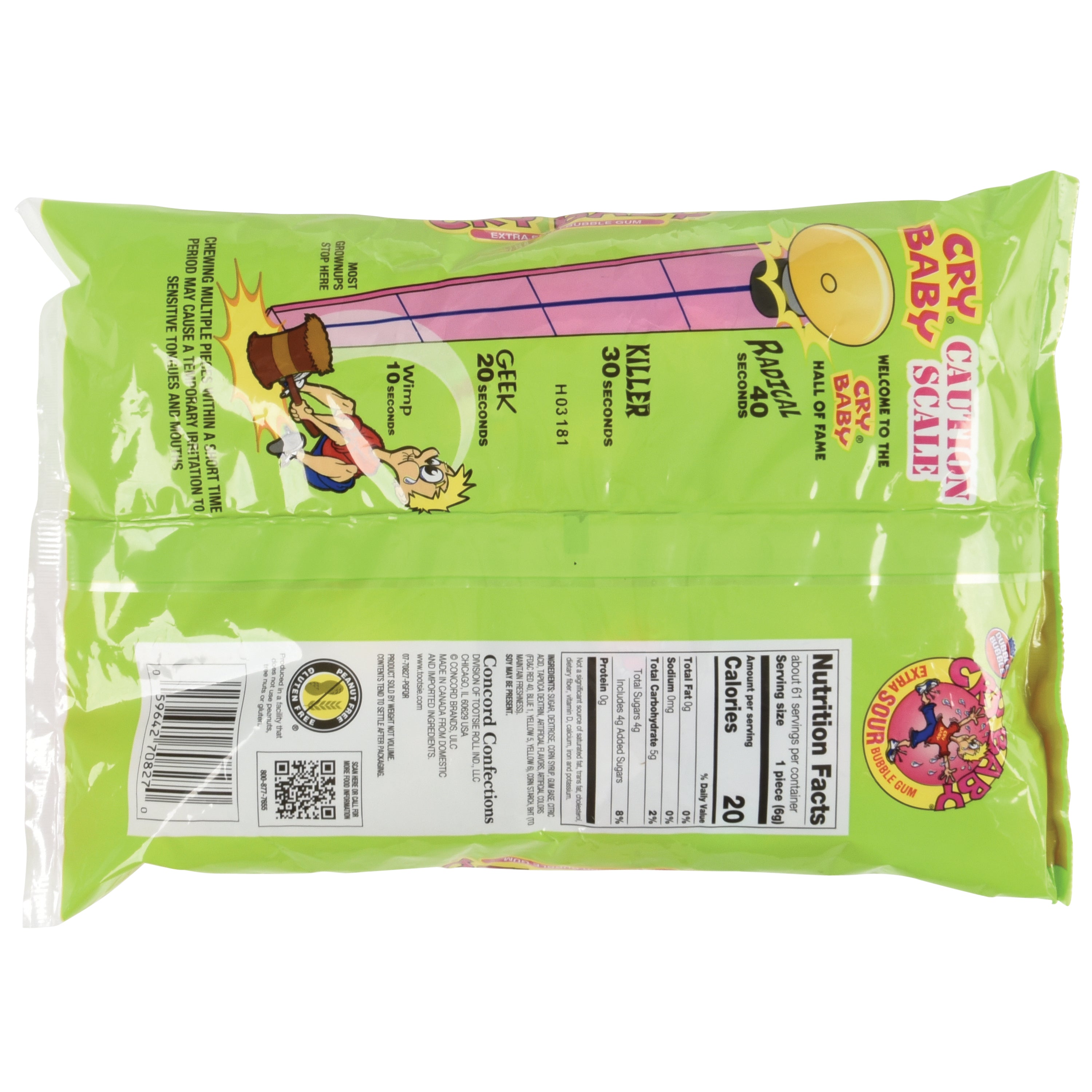 Cry Baby Sour Gumballs/12 Oz Bag