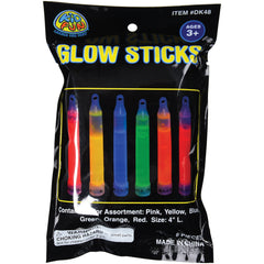 Glow Light Sticks/6 Per Pkg